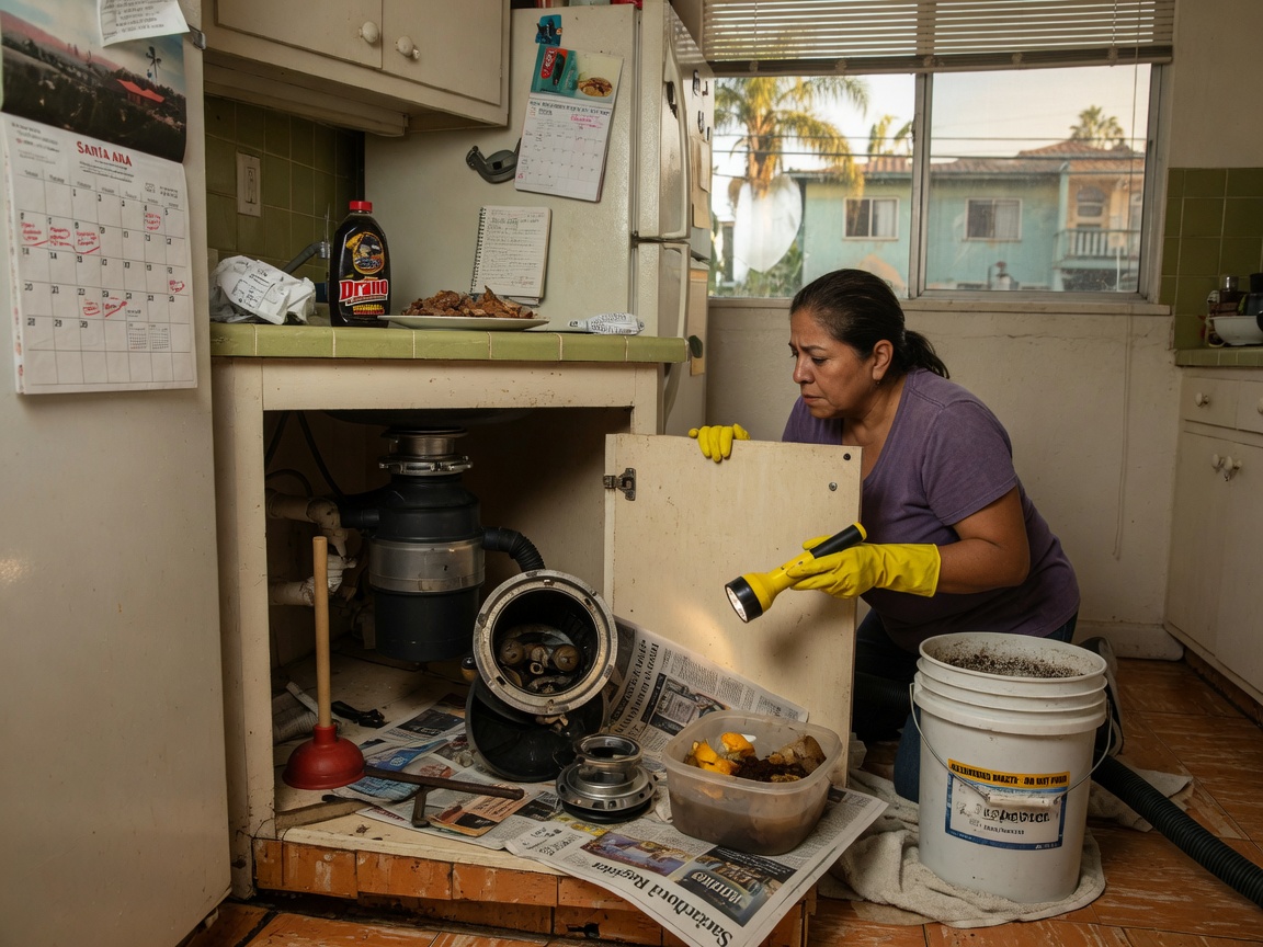 Garbage Disposal Maintenance for Santa Ana Households