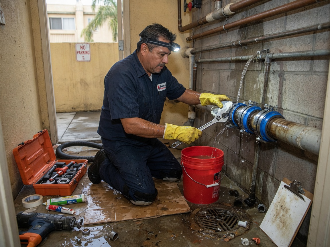 Burst Pipe Repair in Santa Ana, CA